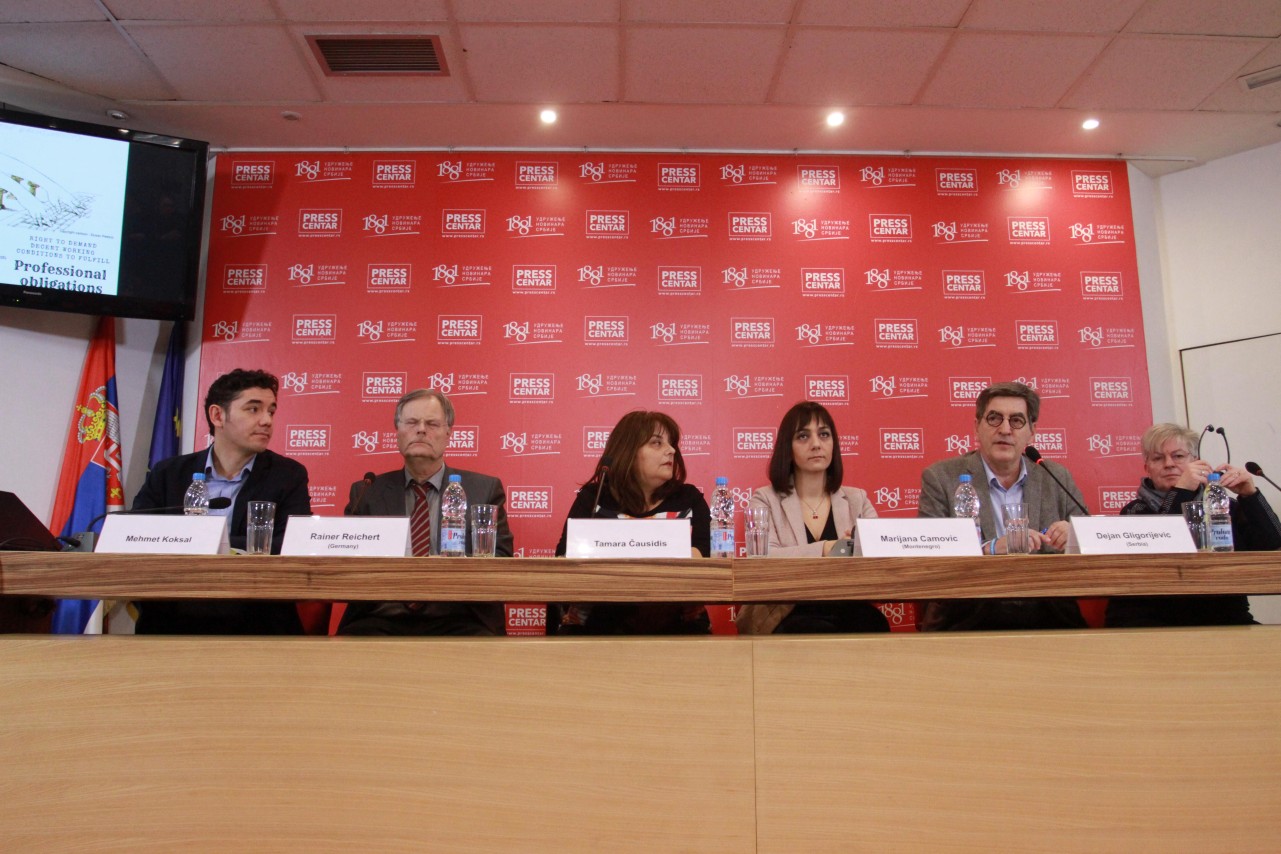 Launch Charter of Belgrade on journalists’ working conditions 
12/02/2019