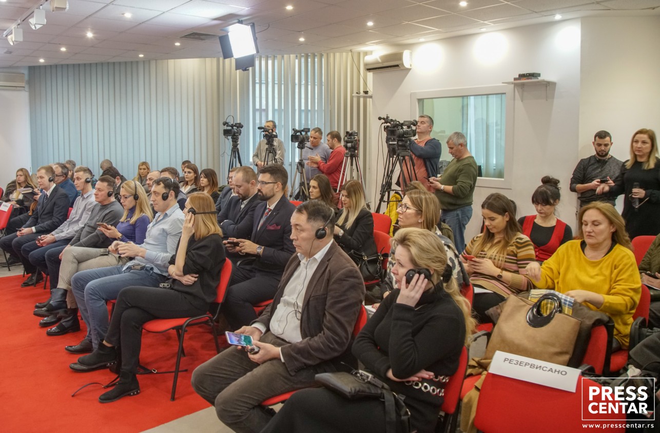 Konferencija za novinare Evropskog trening centra za vaskularnu estetiku, pri Klinici 