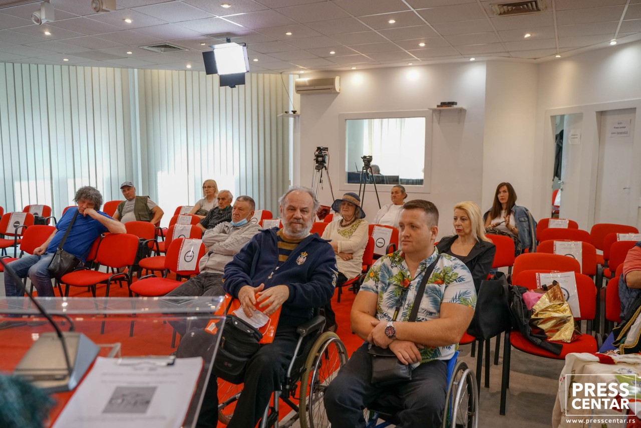 Konferencija za novinare Udruženja osoba sa invaliditetom 