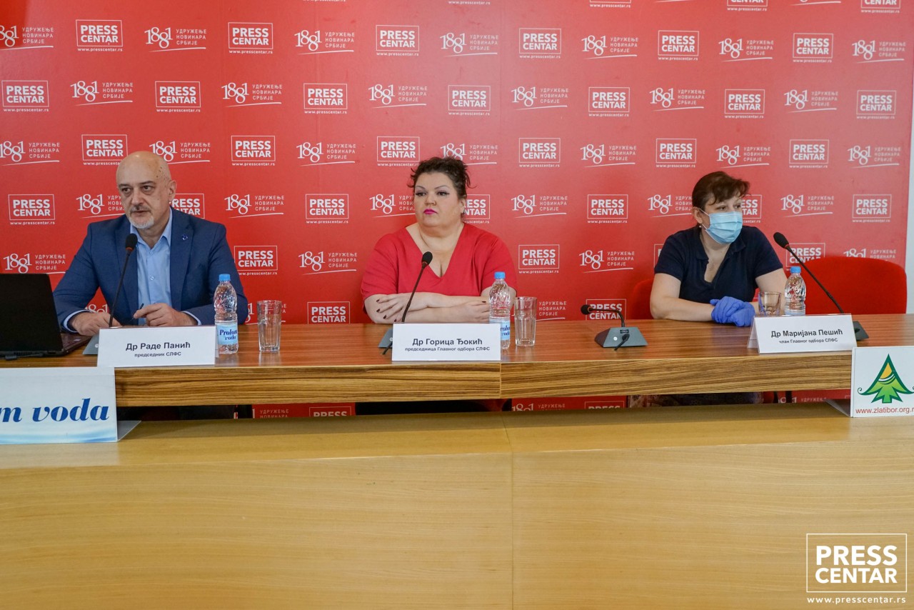Konferencija za novinare Sindkata lekara i farmaceuta Srbije
19/06/2020