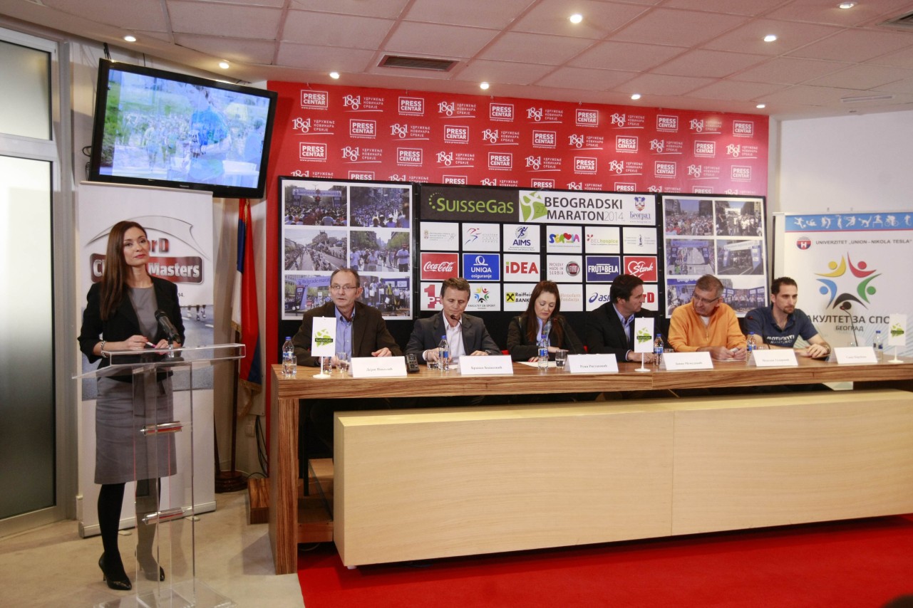 Druga konferencija za novinare Beogradskog maratona
16/04/2014