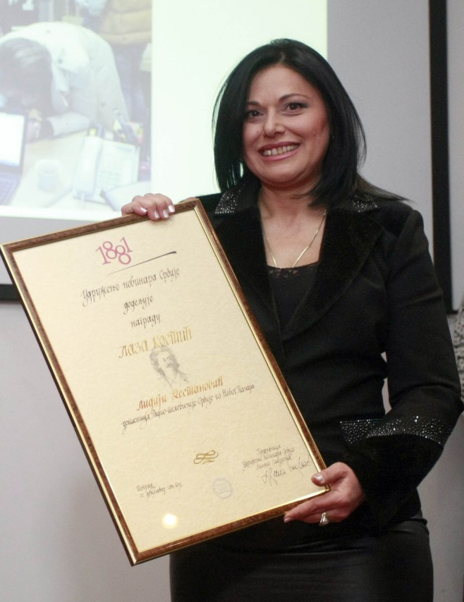 Lidija Destanović - nagrada 