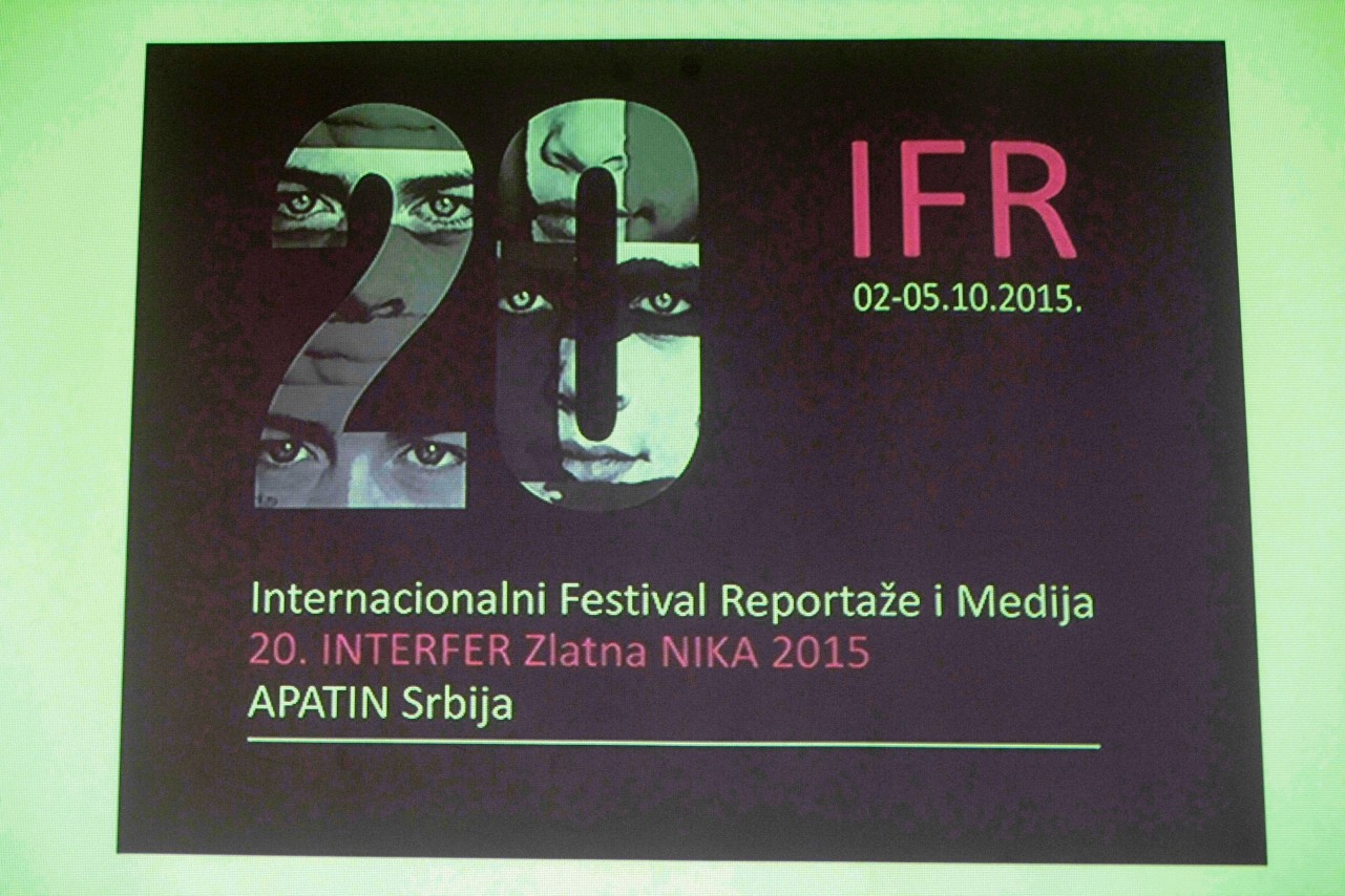 KZN organizatora Internacionalnog festivala reportaže i medija INTERFER Zlatna NIKA 2015
3/9/2015
