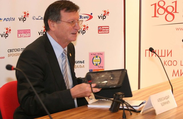 Konferencija za novinare Odbojkaškog saveza Srbije
--Aleksandar Boričić
11/10/2011