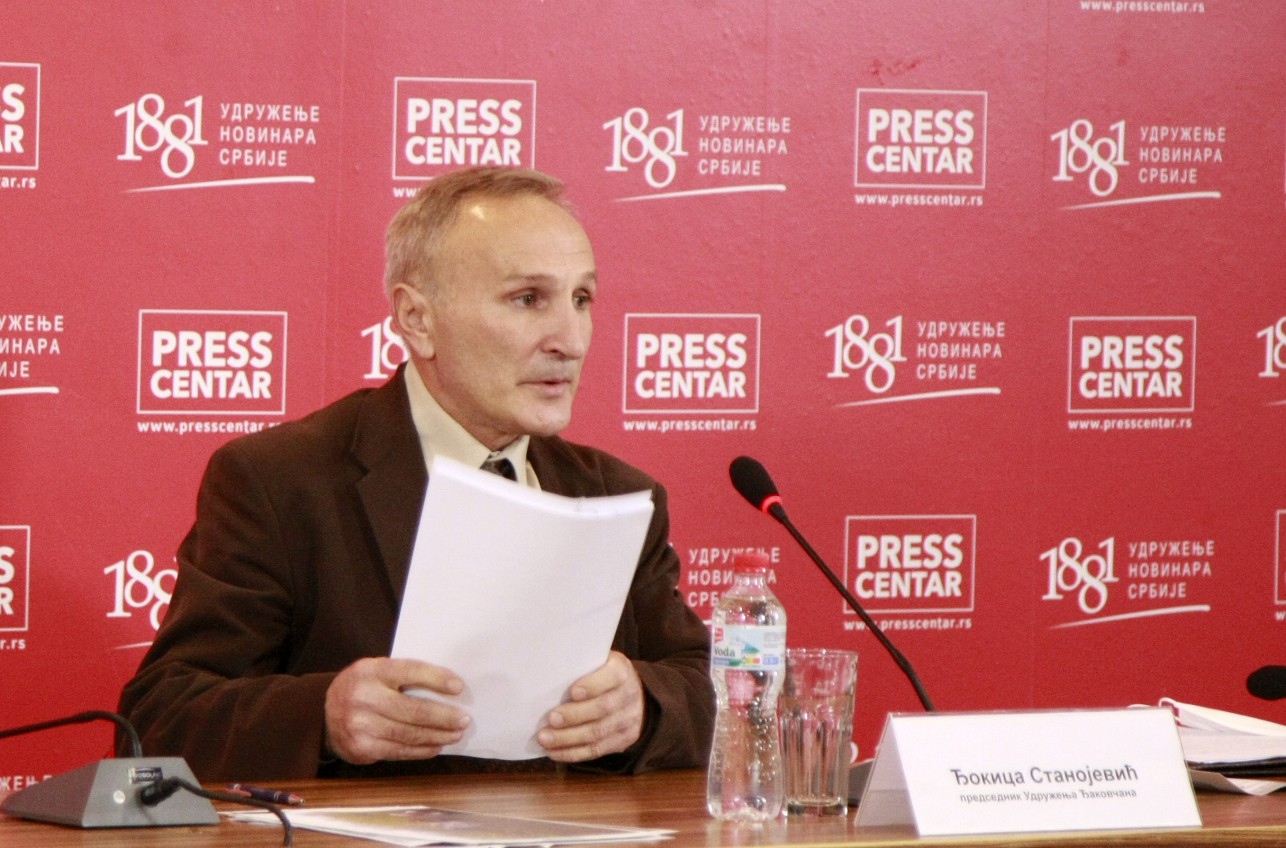 Konferencija za novinare Đokice Stanojevića, predsednika Udruženja Đakovčana
25/10/2021