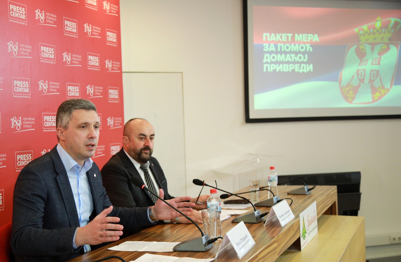 Konferencija za novinare Srpskog pokreta Dveri: 