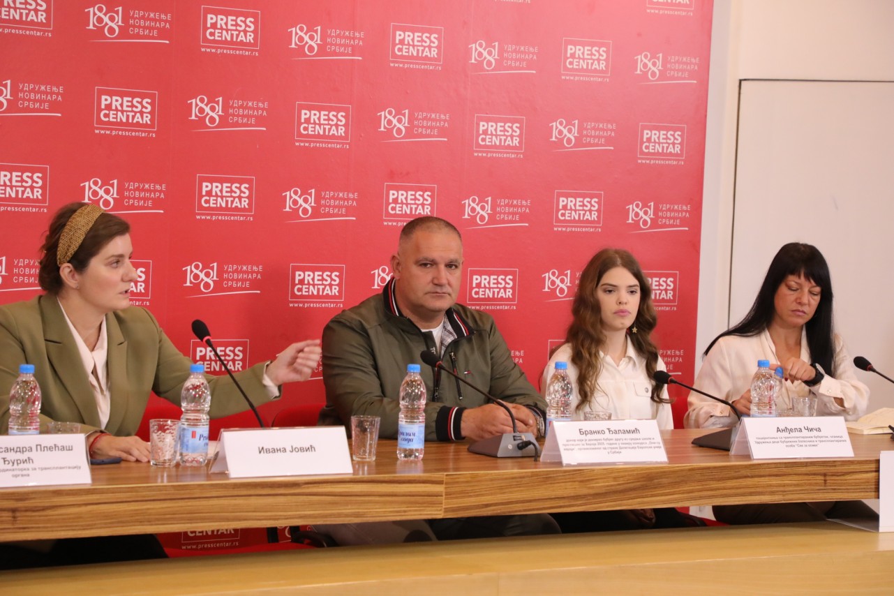 Konferencija za medije povodom obeležavanja Evropskog dana donora organa
7/10/2025