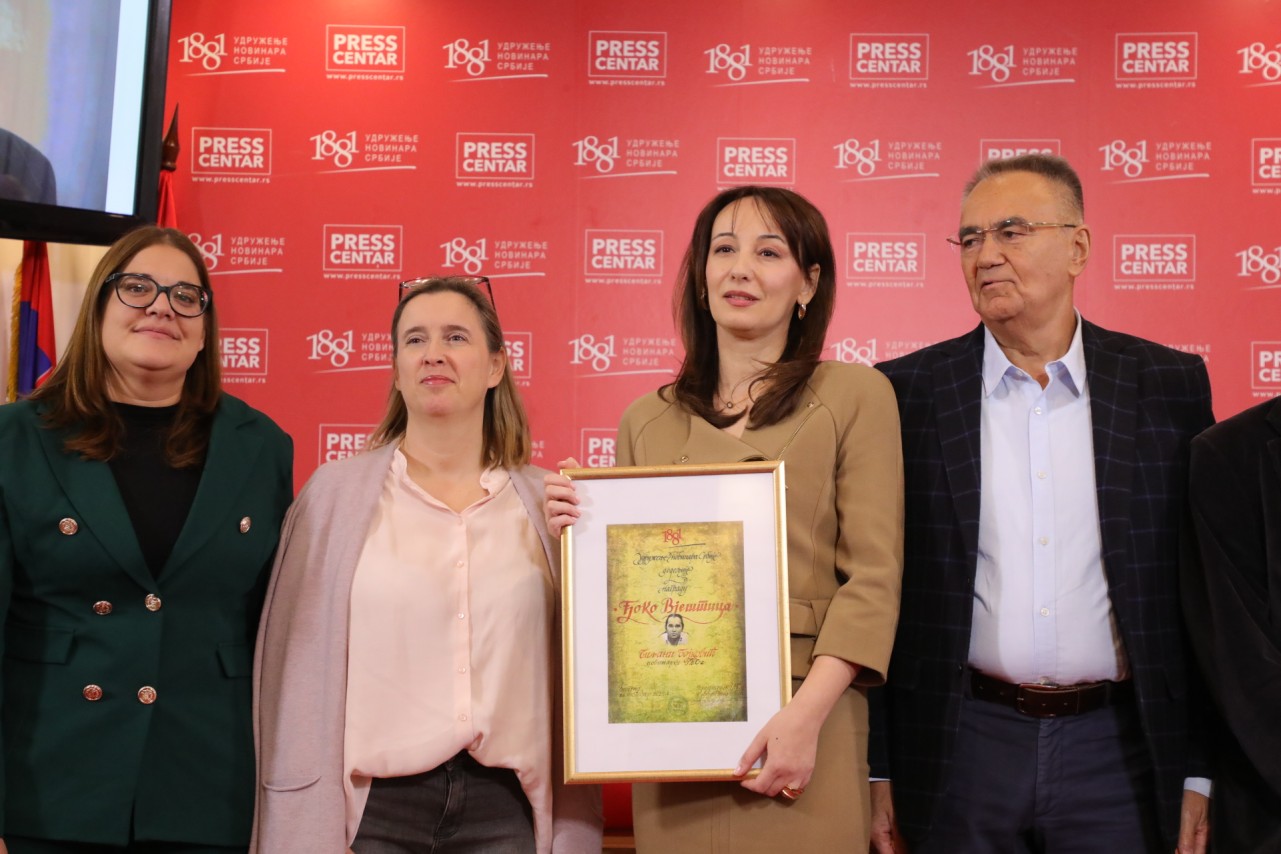 Uručenje nagrade 