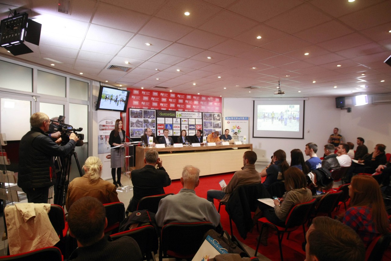 Druga konferencija za novinare Beogradskog maratona
16/04/2014