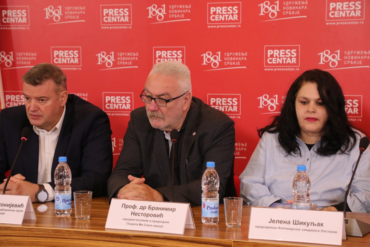 KZN „Odbrana i opstanak Apoteka Beograd: Zaustavljamo namerno urušavanje istorijske institucije