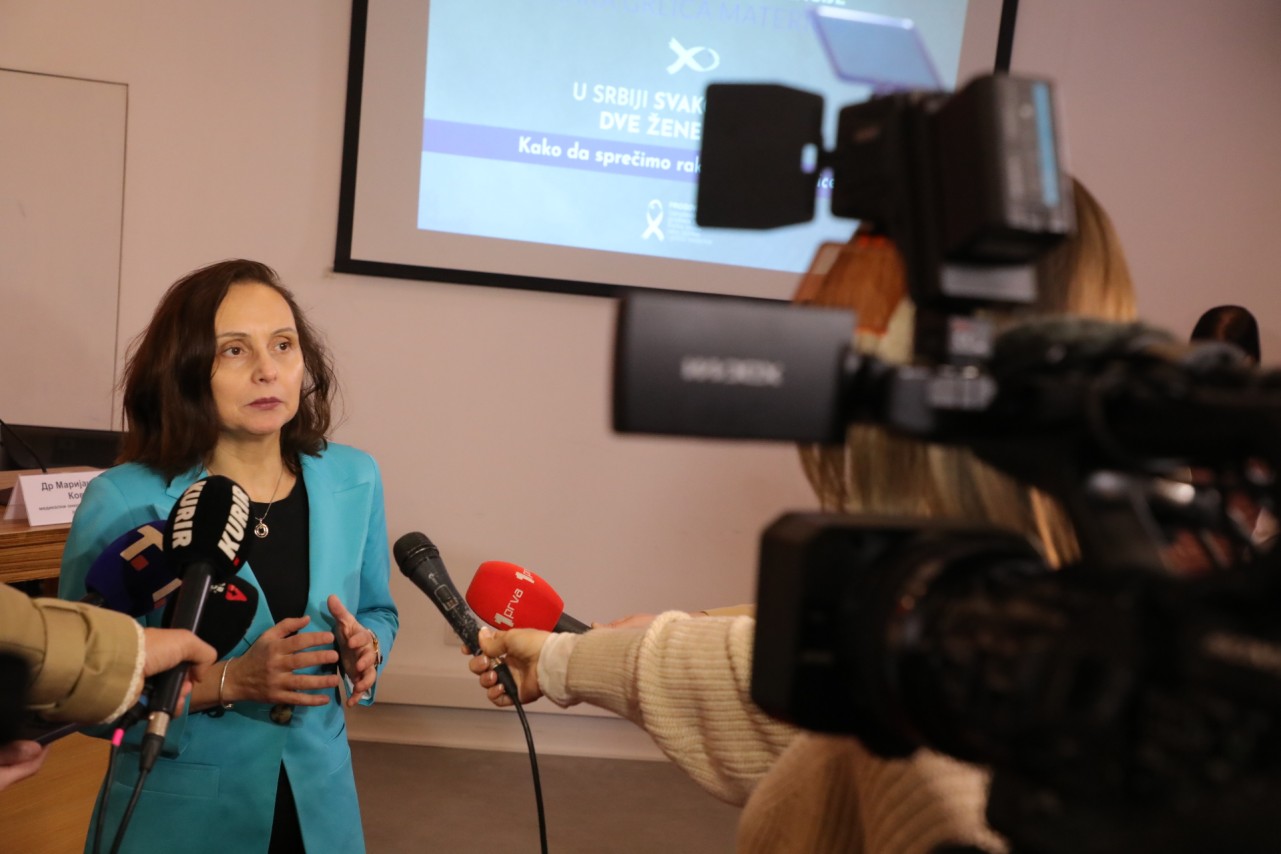 Konferencija za medije: SVAKOG DANA DVE ŽENE UMIRU – Kako da sprečimo rak grlića materice?
21/01/2026