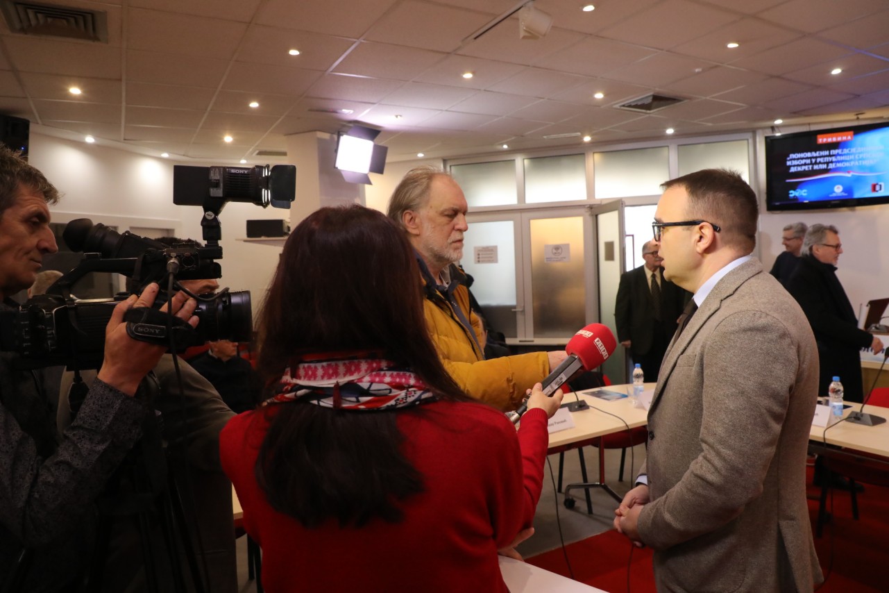 Tribina „Ponovljeni predsjednički izbori u Republici Srpskoj: dekret ili demokratija?“
5/02/2026