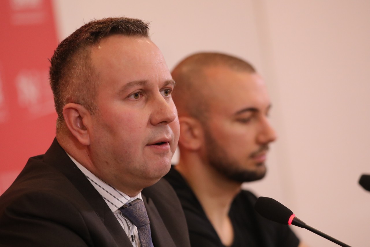 Konferencija za medije Odbrane Saše Đorđevića iz Štrpca, optuženog za špijunažu
9/2/2026