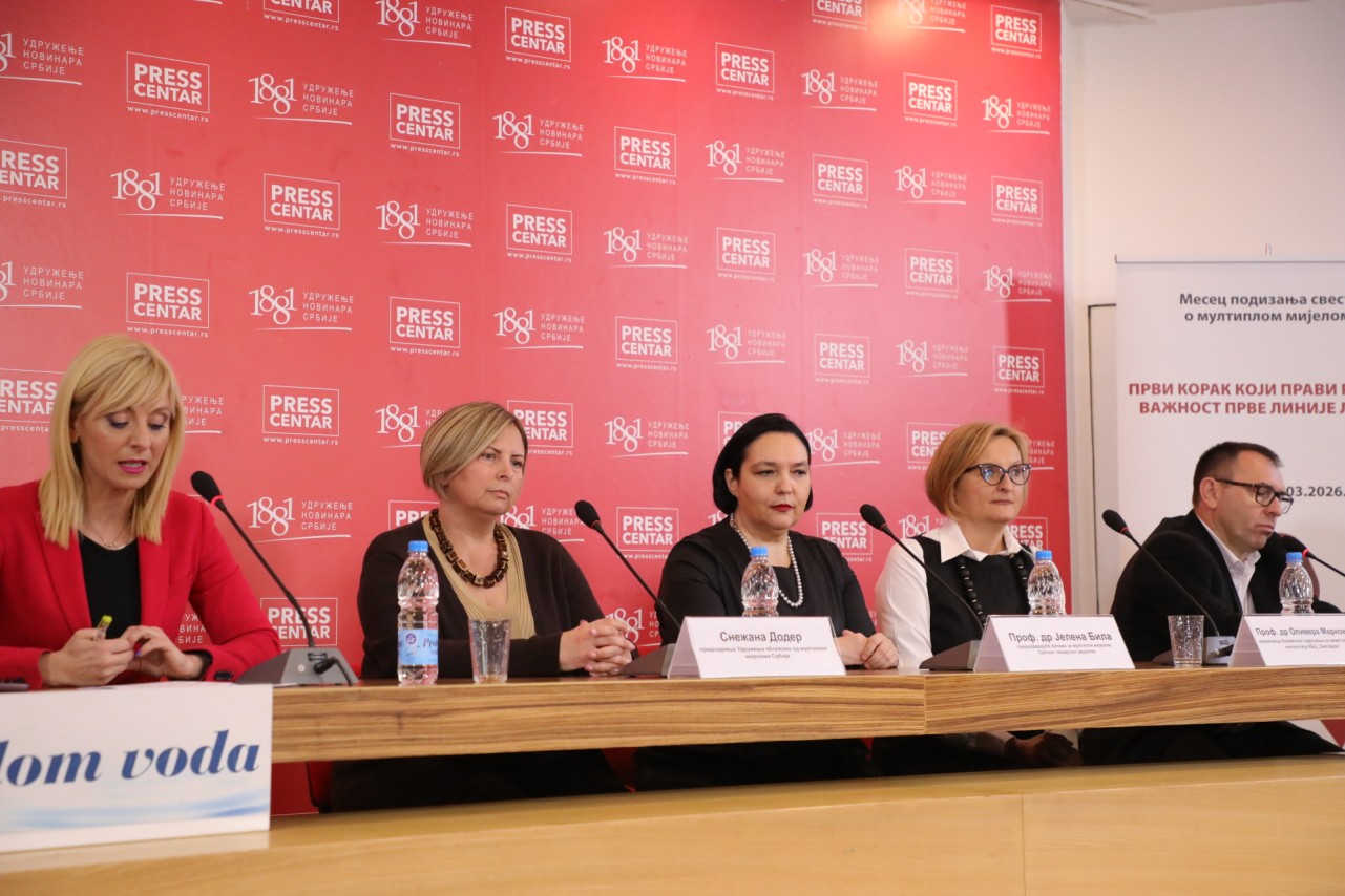 Mesec dana podizanja svesti o multiplom mijelomu: „Prvi korak koji pravi razliku, važnost prve linije lečenja“
10/3/2026