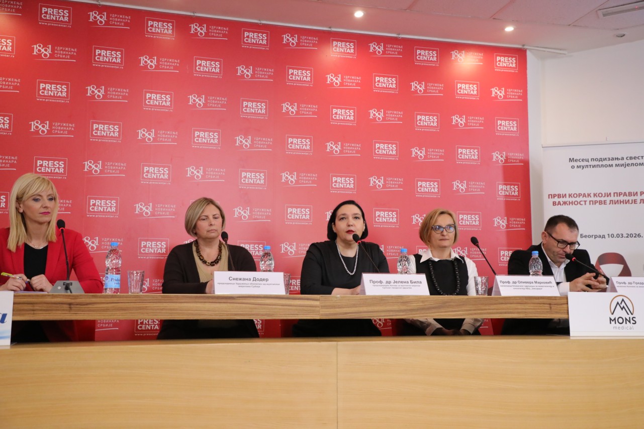 Mesec dana podizanja svesti o multiplom mijelomu: „Prvi korak koji pravi razliku, važnost prve linije lečenja“
10/3/2026