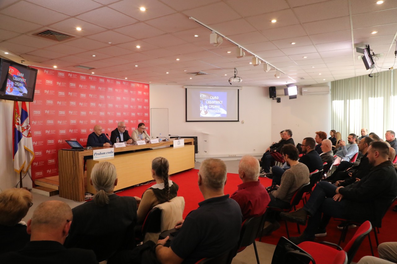 Konferencija za medije Rodoljubivog Sabora o bitnim nacionalnim pitanjima na godišnjicu NATO agresije na SR Jugoslaviju 
24/03/2026