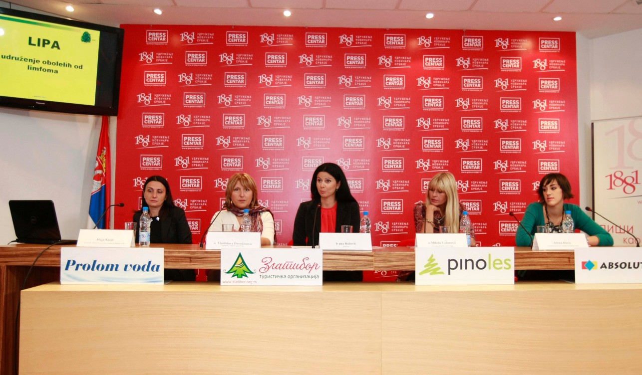 Konferencija za novinare Udruženja pacijenata obolelih od limfoma
16/09/2014