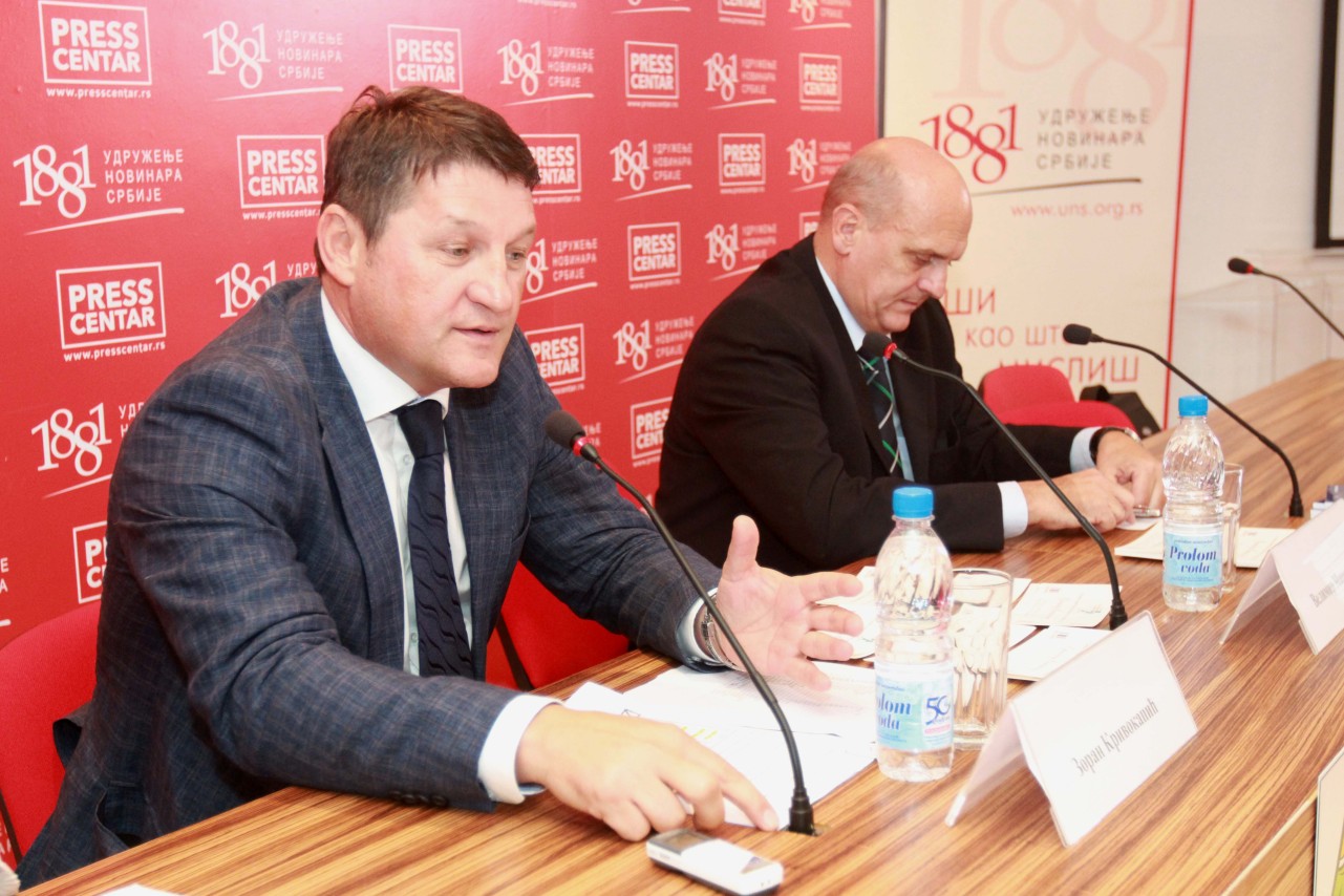 Konferencija za novinare Društva koloproktologa Jugoslavije
08/010/2014