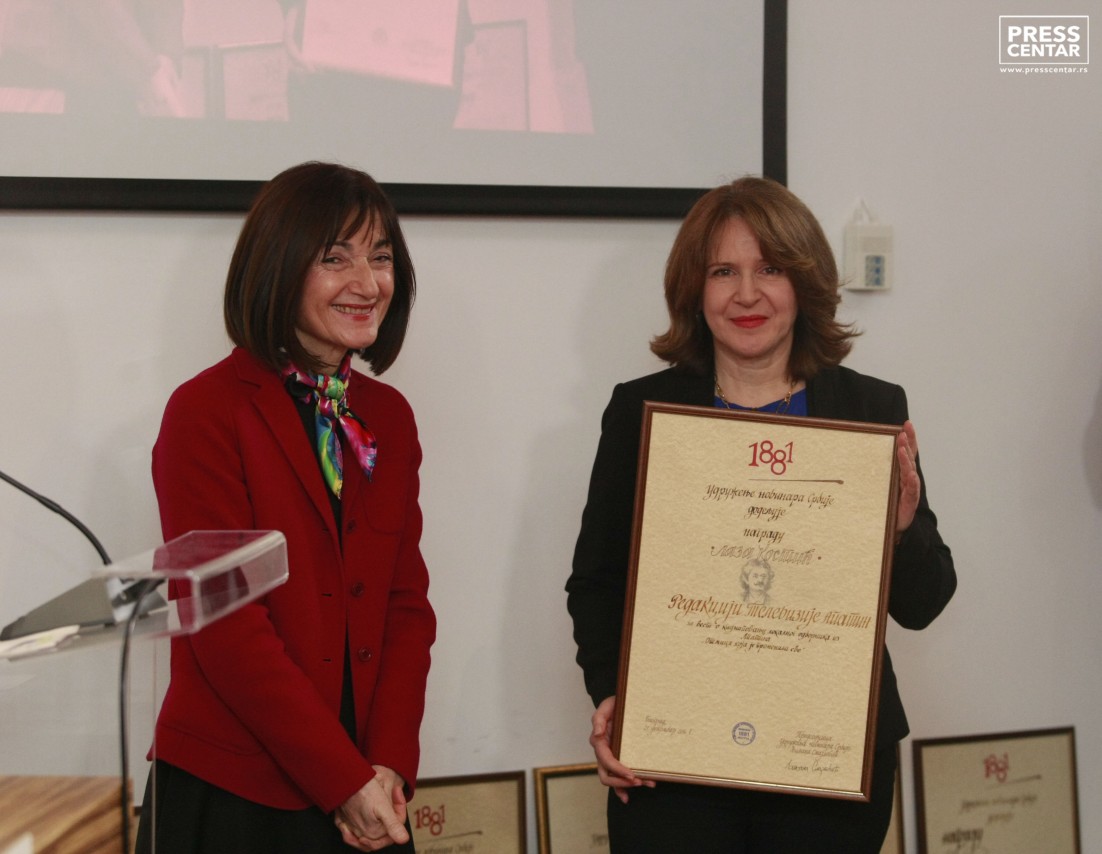 Slavica Popov, TV Apatin-Nagrada 